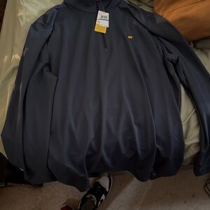 Navy Quarter-Zip Pullover